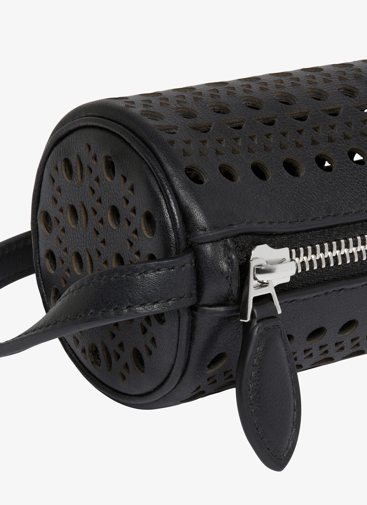 Mini Tube Bag in calfskin ALAÏA BLACK MINI TUBE BAG IN CALFSKIN